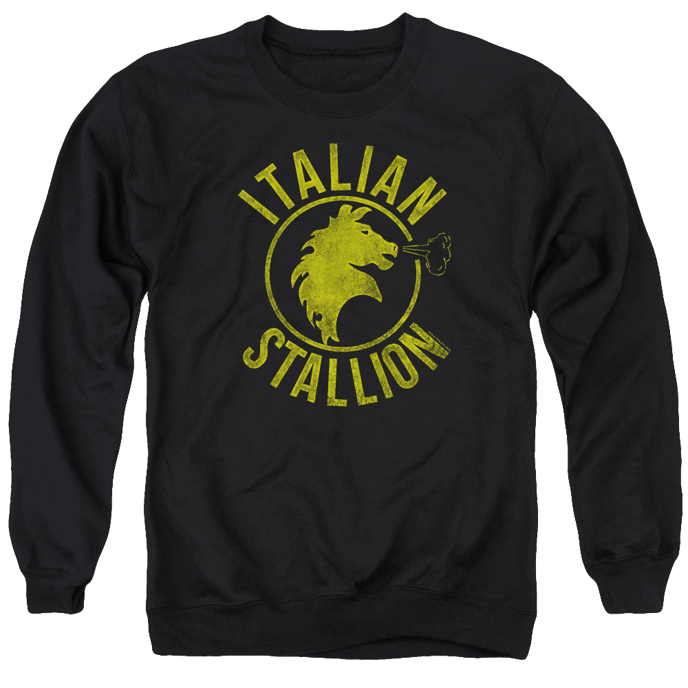 Rocky Italian Stallion Horse - Men's Crewneck Sweatshirt Men's Crewneck Sweatshirt Rocky
