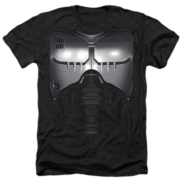 Charcoal men's heather t-shirt with Robocop Robo Armor graphic