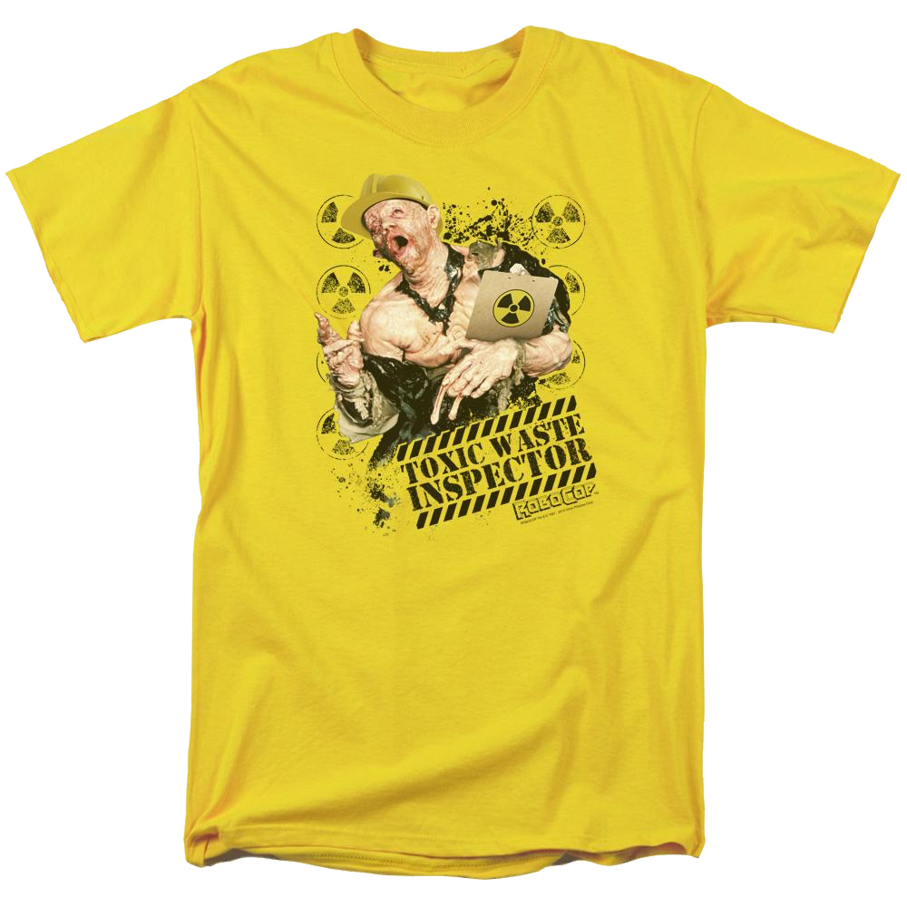 Robocop Toxic Waste Inspector Men's Regular Fit T-Shirt Men's Regular Fit T-Shirt Robocop