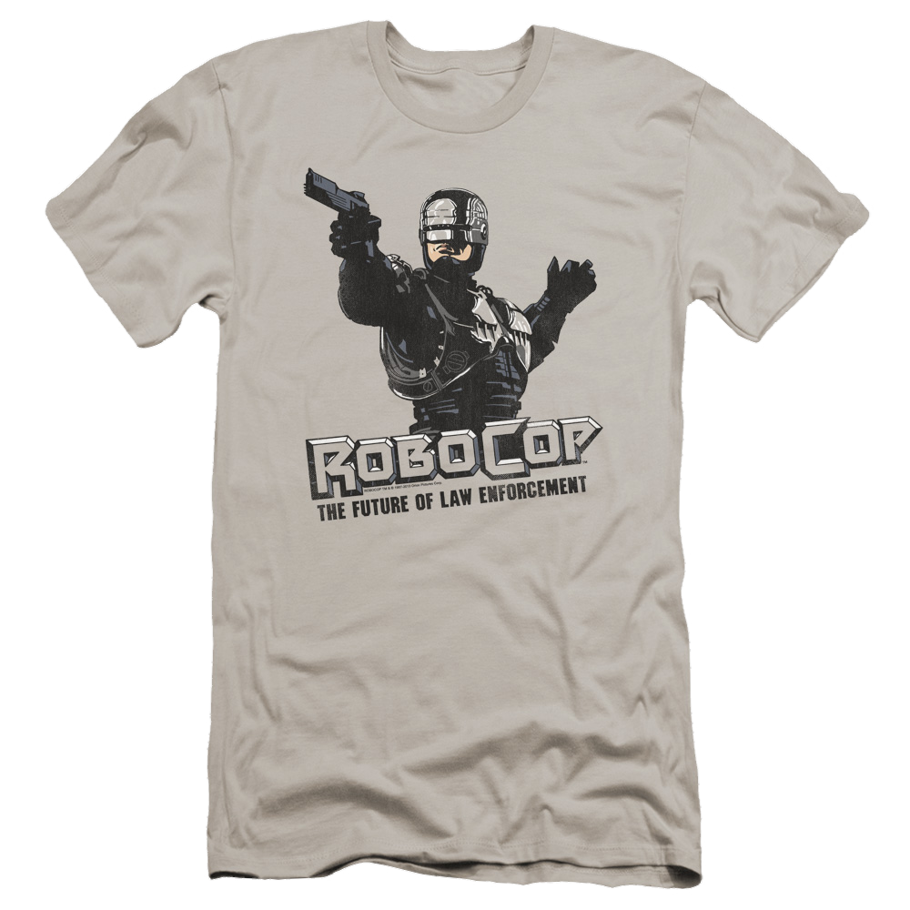 Robocop Future Of Law Men's Premium Slim Fit T-Shirt Men's Premium Slim Fit T-Shirt Robocop