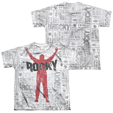 Rocky News Press youth all-over print t-shirt for ages 8 to 12