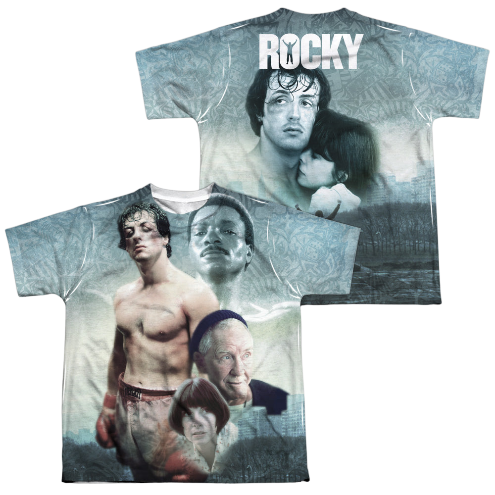 Rocky Montage (Front/Back Print) - Youth All-Over Print T-Shirt Youth All-Over Print T-Shirt (Ages 8-12) Rocky