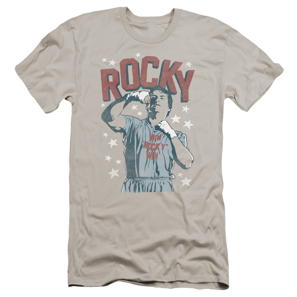 Rocky In Training - Men's Premium Slim Fit T-Shirt Men's Premium Slim Fit T-Shirt Rocky
