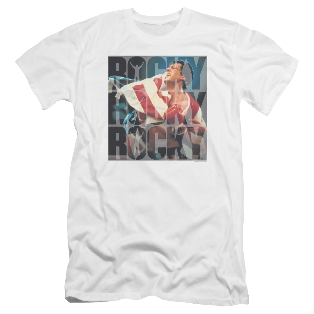 Rocky Chant - Men's Premium Slim Fit T-Shirt Men's Premium Slim Fit T-Shirt Rocky