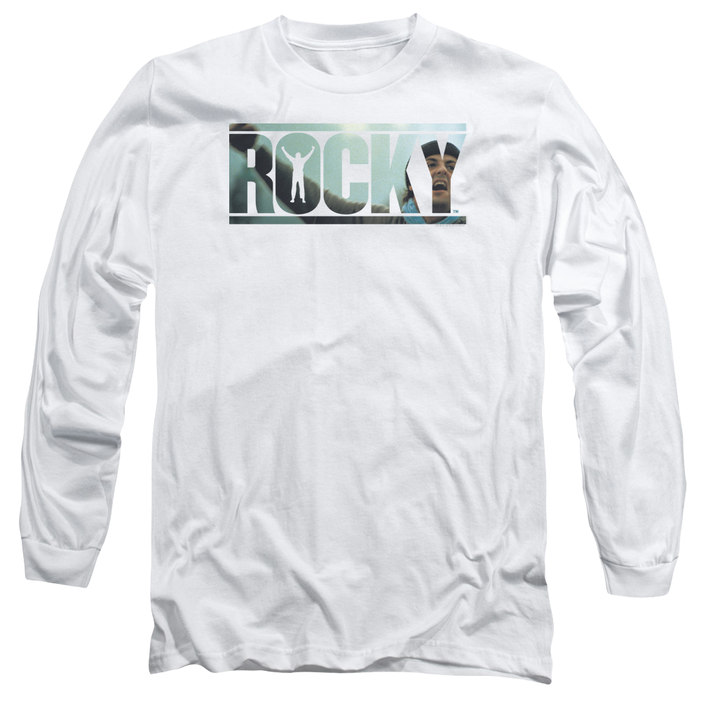 Rocky Cutout Logo - Men's Long Sleeve T-Shirt Men's Long Sleeve T-Shirt Rocky