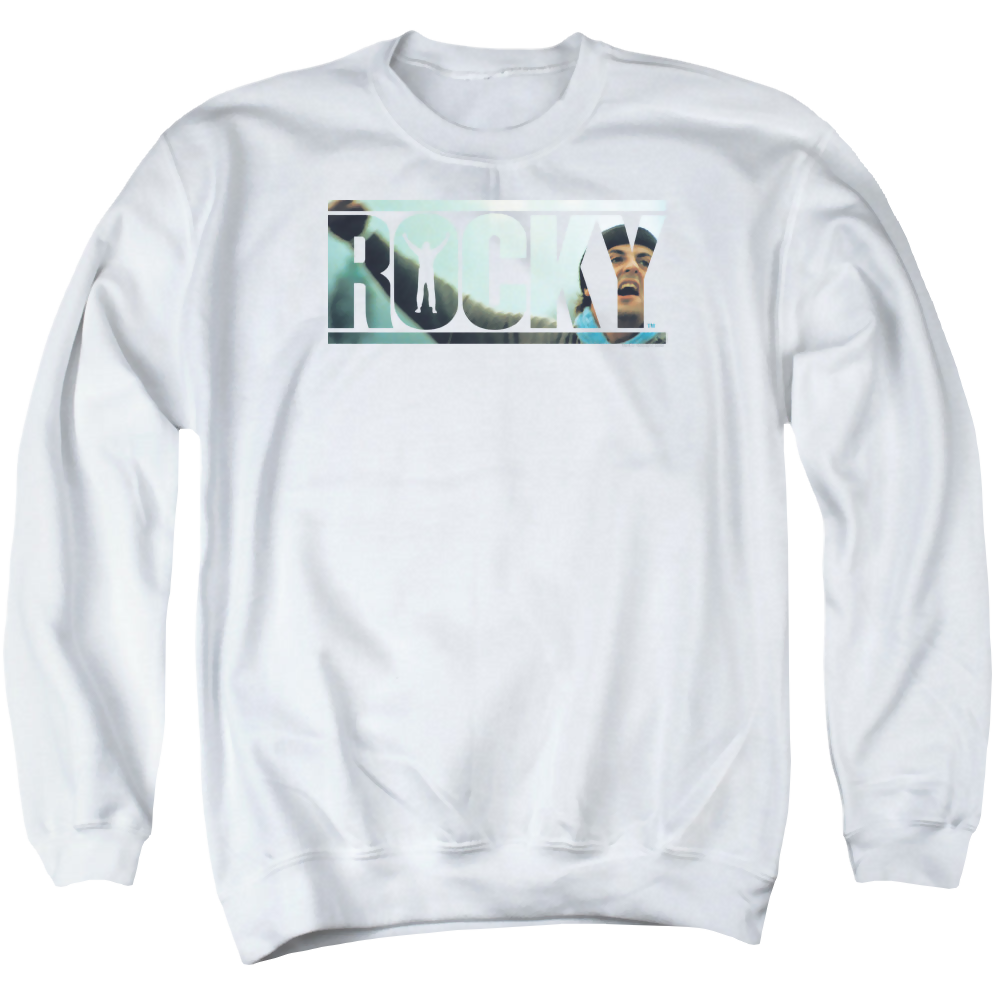 Rocky Cutout Logo - Men's Crewneck Sweatshirt Men's Crewneck Sweatshirt Rocky