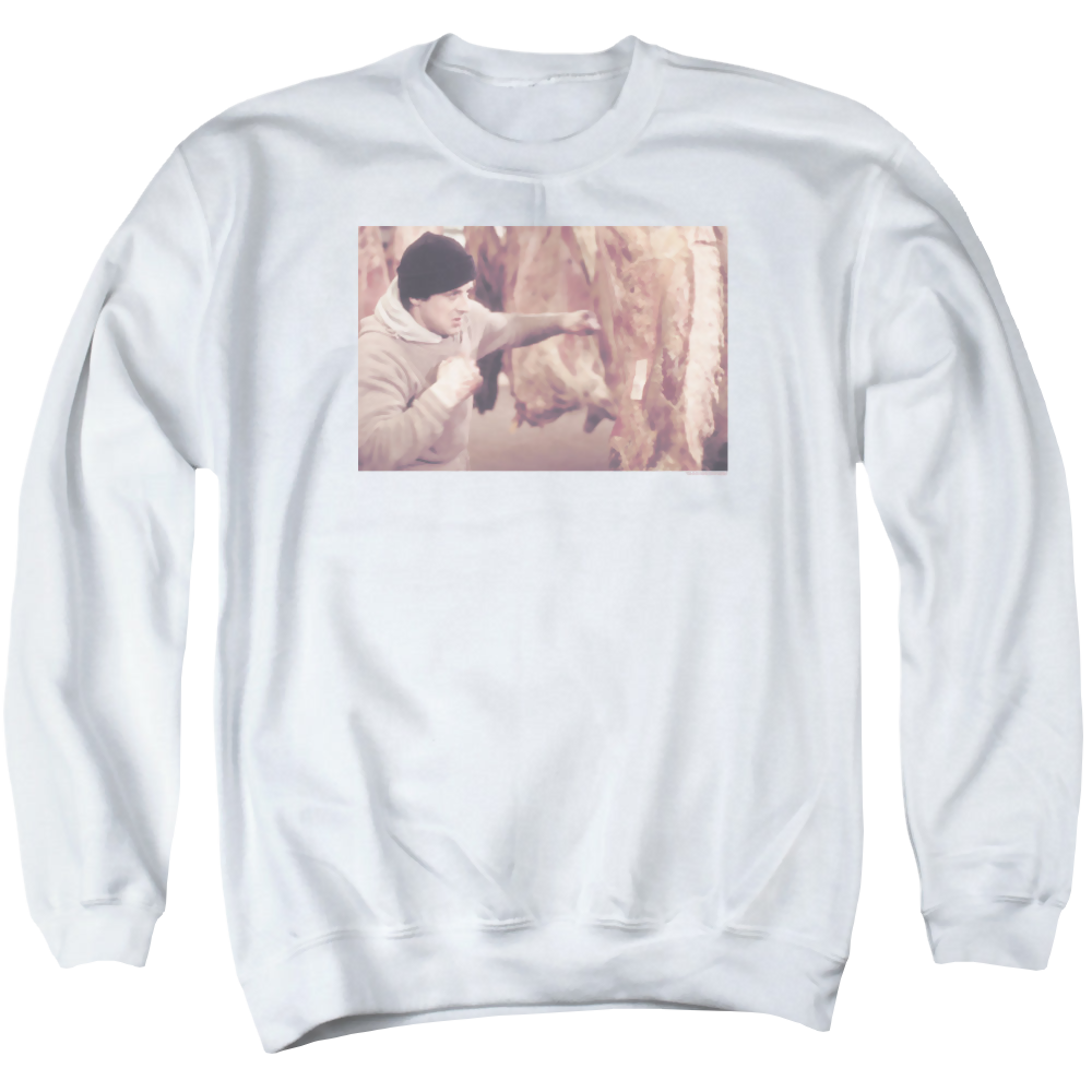 Rocky Meat Locker - Men's Crewneck Sweatshirt Men's Crewneck Sweatshirt Rocky