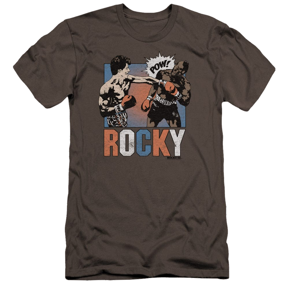 Rocky Rocky Pow - Men's Premium Slim Fit T-Shirt Men's Premium Slim Fit T-Shirt Rocky