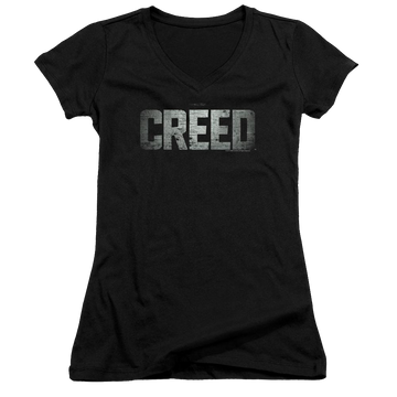 Creed Logo - Juniors V-Neck T-Shirt Juniors V-Neck T-Shirt Creed