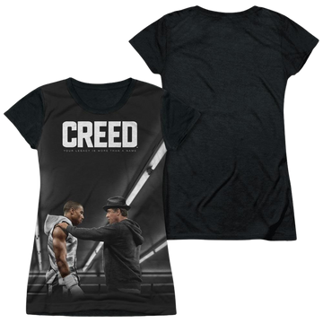 Creed Poster - Juniors Black Back T-Shirt Juniors Black Back T-Shirt Creed