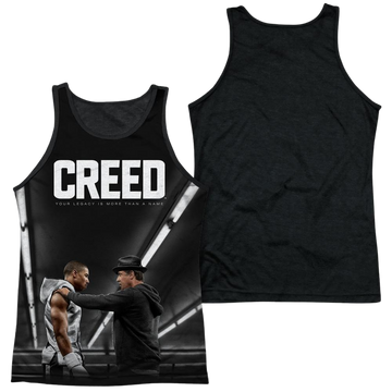 Creed Poster men's black back tank