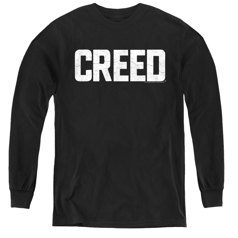 Creed Cracked Logo - Youth Long Sleeve T-Shirt Youth Long Sleeve T-Shirt Creed