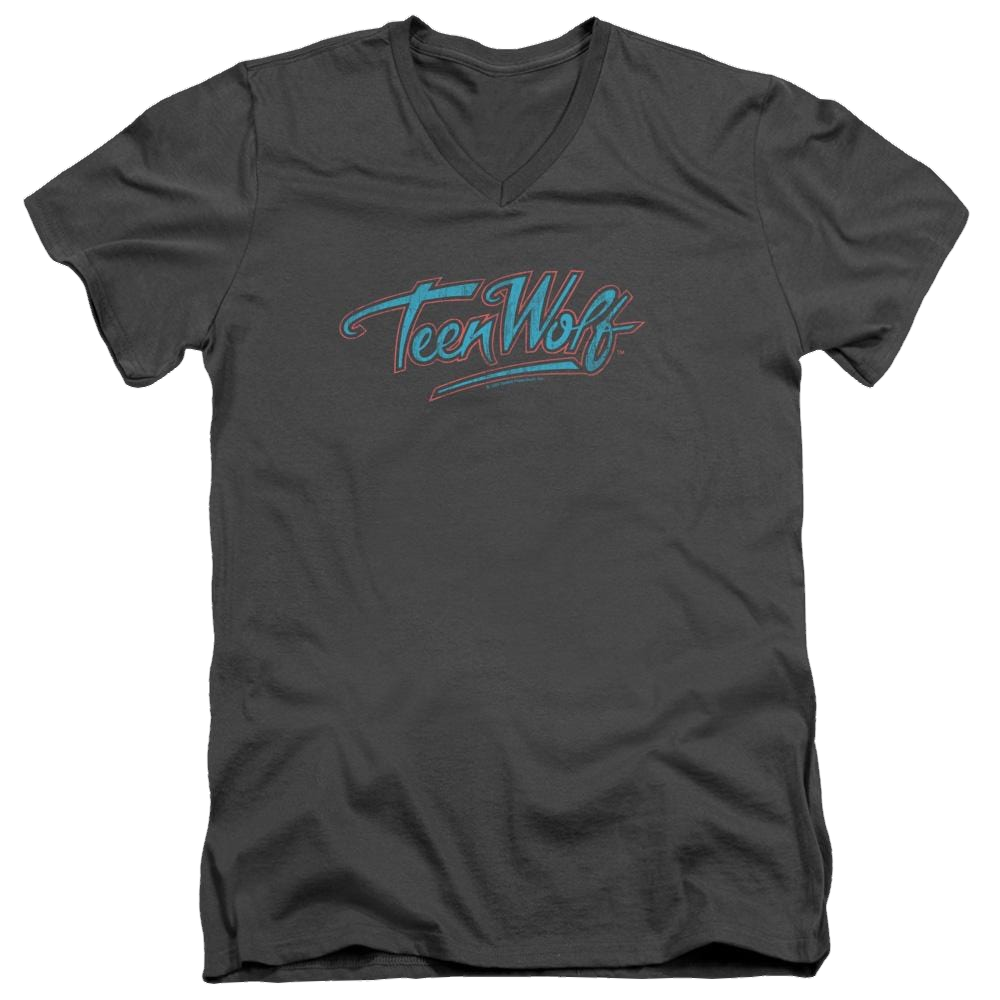 Teen Wolf Neon Logo Men's V-Neck T-Shirt Men's V-Neck T-Shirt Teen Wolf