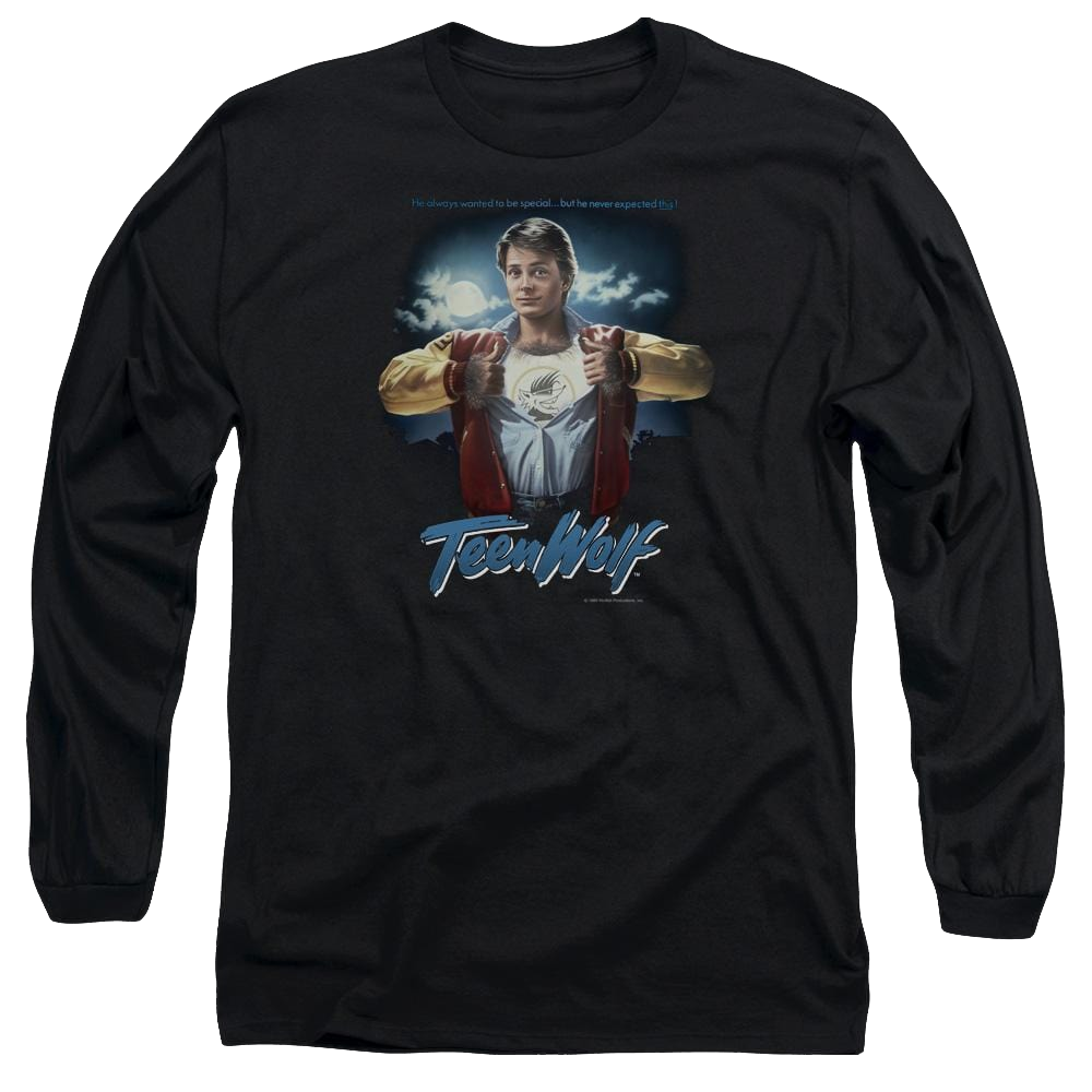 Teen Wolf Poster Men's Long Sleeve T-Shirt Men's Long Sleeve T-Shirt Teen Wolf
