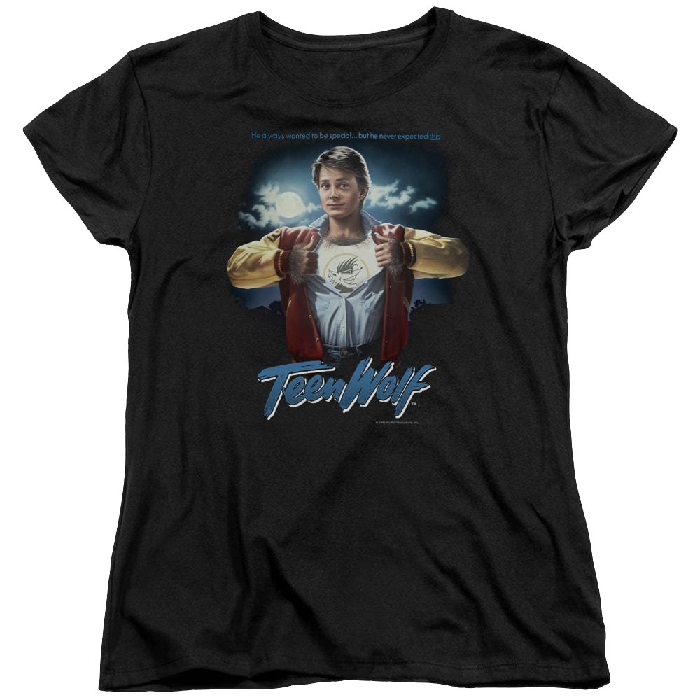Teen Wolf Poster Women's T-Shirt Women's T-Shirt Teen Wolf