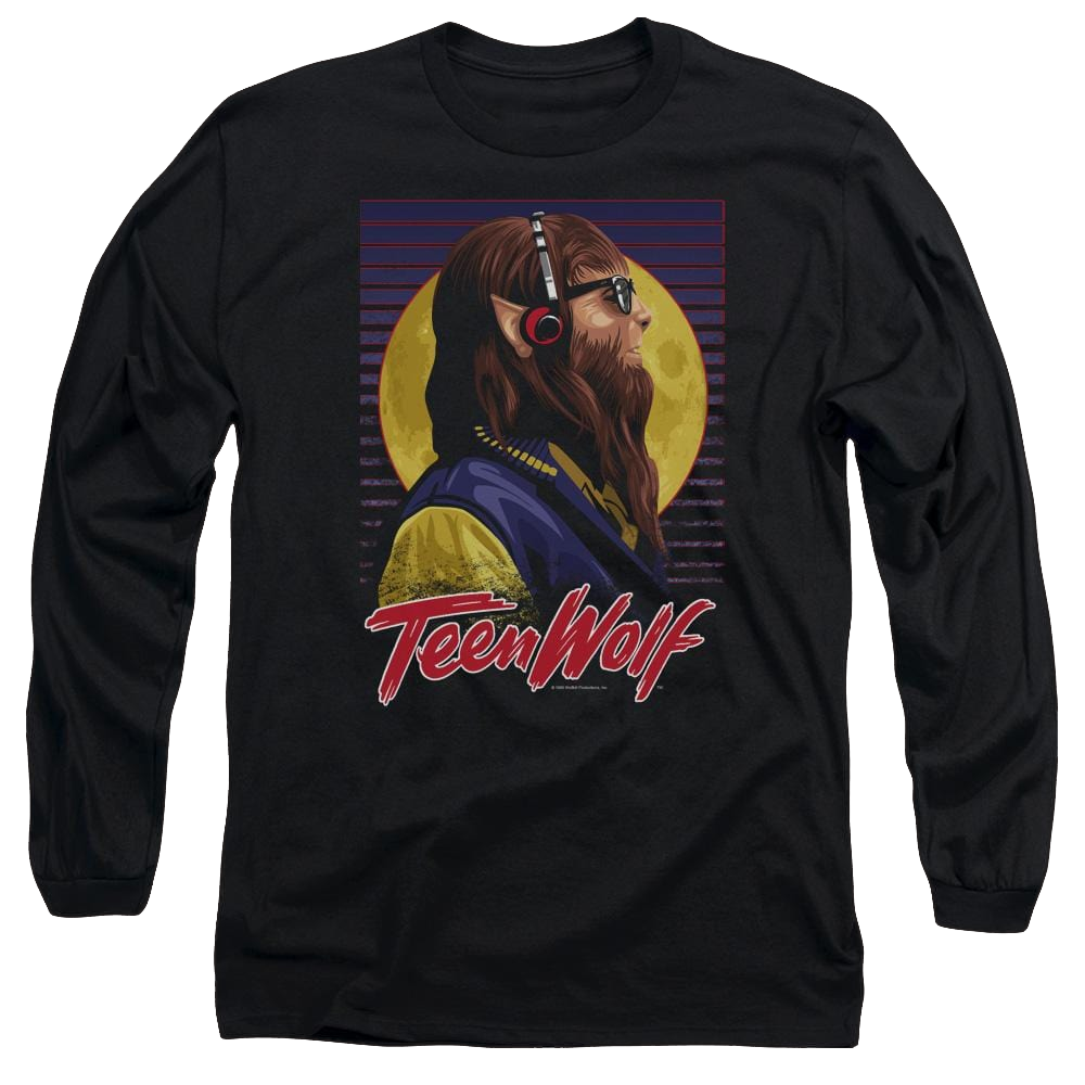 Teen Wolf Headphone Wolf Men's Long Sleeve T-Shirt Men's Long Sleeve T-Shirt Teen Wolf