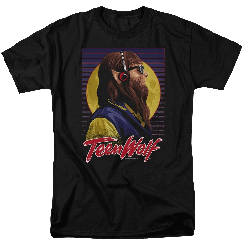 Teen Wolf Headphone Wolf Men's Regular Fit T-Shirt Men's Regular Fit T-Shirt Teen Wolf