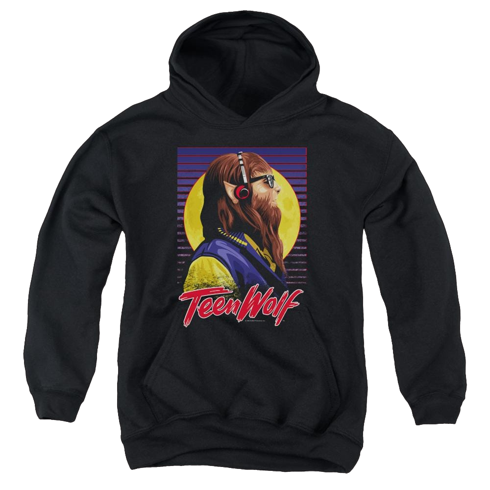 Teen Wolf Headphone Wolf Youth Hoodie (Ages 8-12) Youth Hoodie (Ages 8-12) Teen Wolf