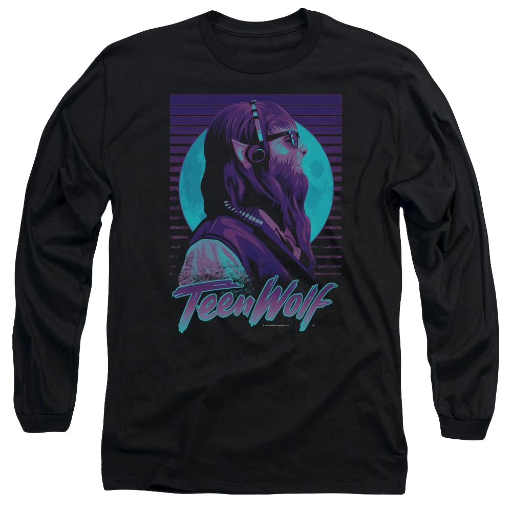 Teen Wolf Headphone Wolf Men's Long Sleeve T-Shirt Men's Long Sleeve T-Shirt Teen Wolf