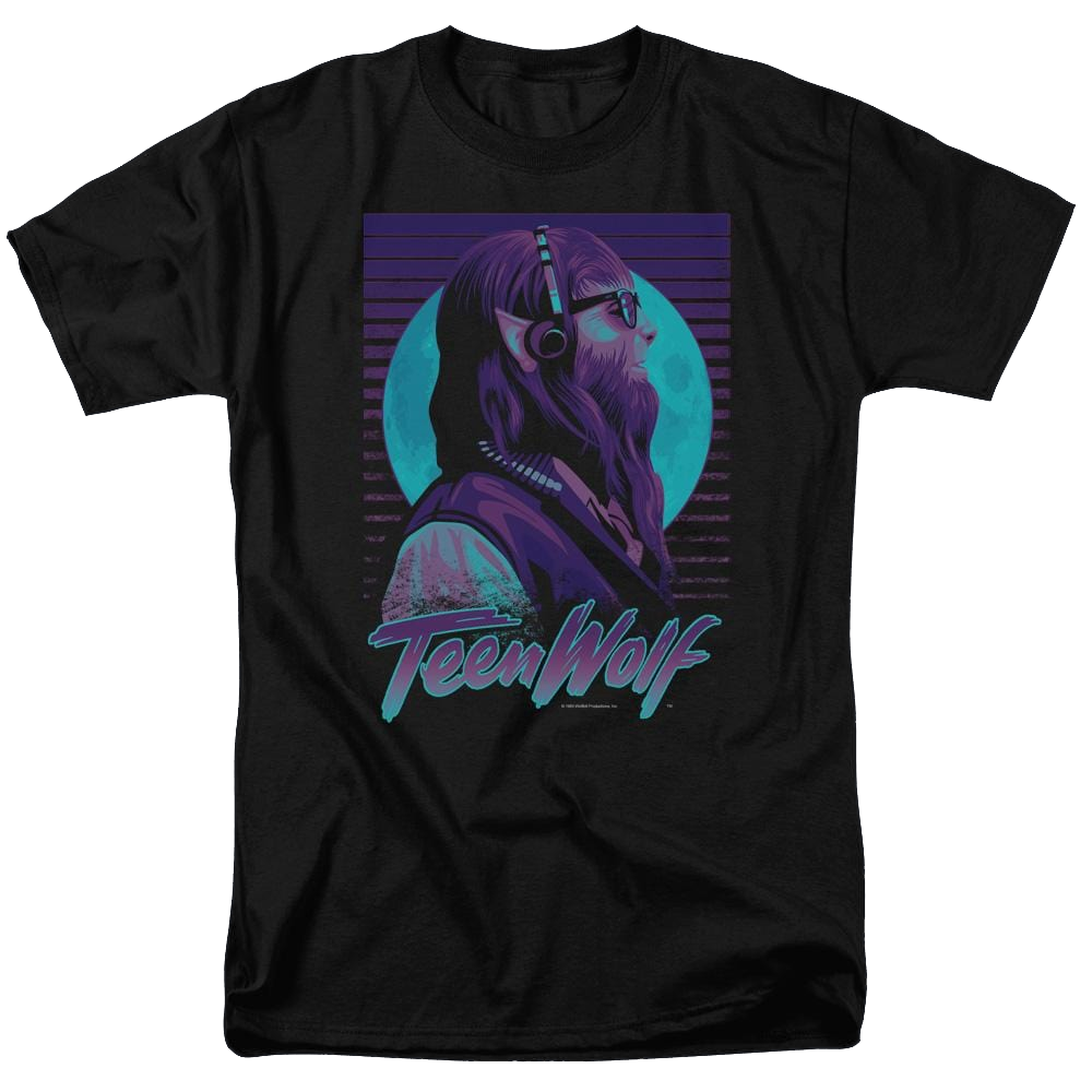Teen Wolf Headphone Wolf Men's Regular Fit T-Shirt Men's Regular Fit T-Shirt Teen Wolf