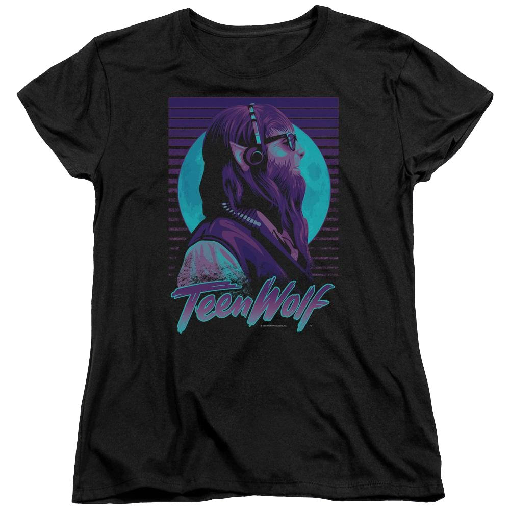 Teen Wolf Headphone Wolf Women's T-Shirt Women's T-Shirt Teen Wolf
