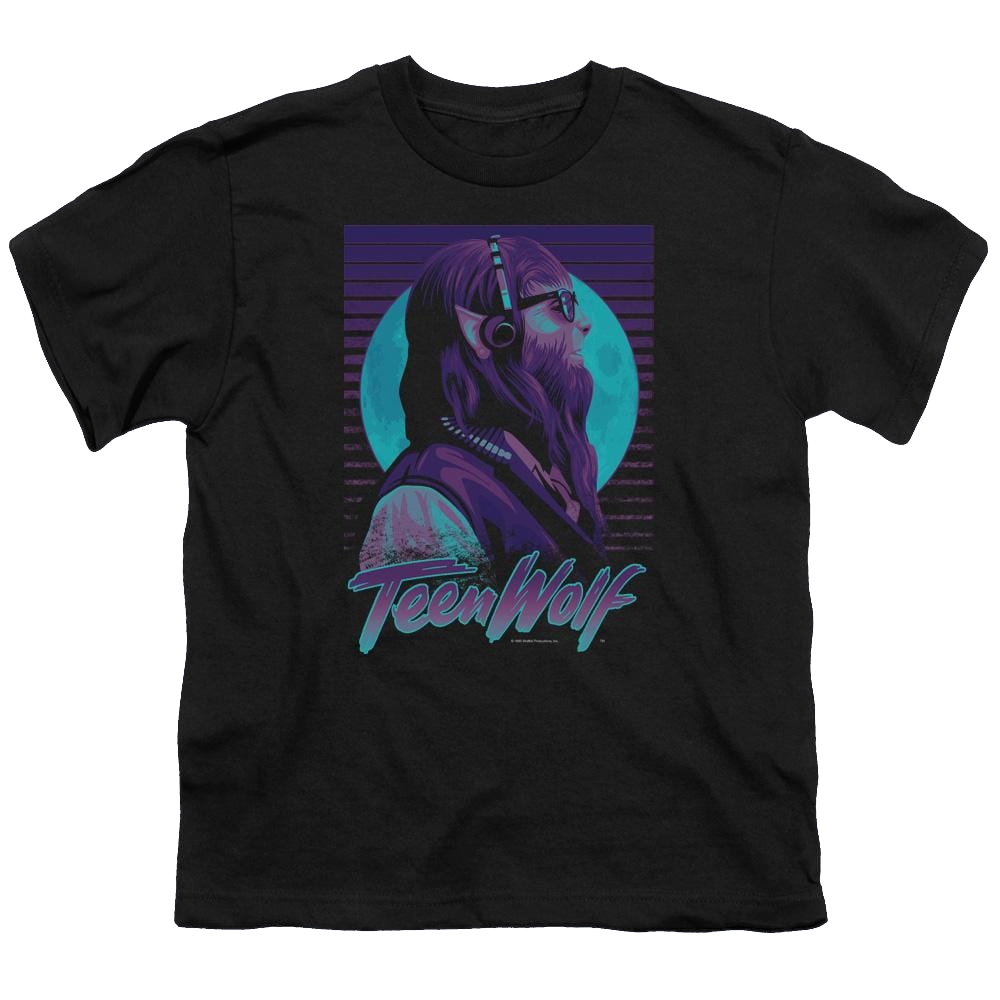 Teen Wolf Headphone Wolf Youth T-Shirt (Ages 8-12) Youth T-Shirt (Ages 8-12) Teen Wolf
