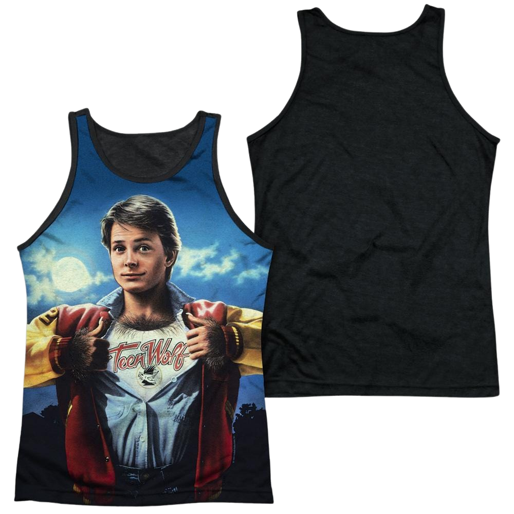 Teen Wolf Poster Sub Men's Black Back Tank Men's Black Back Tank Teen Wolf
