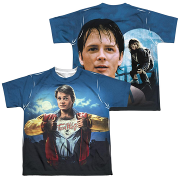 Teen Wolf Poster Sub youth all-over print t-shirt for ages 8 to 12