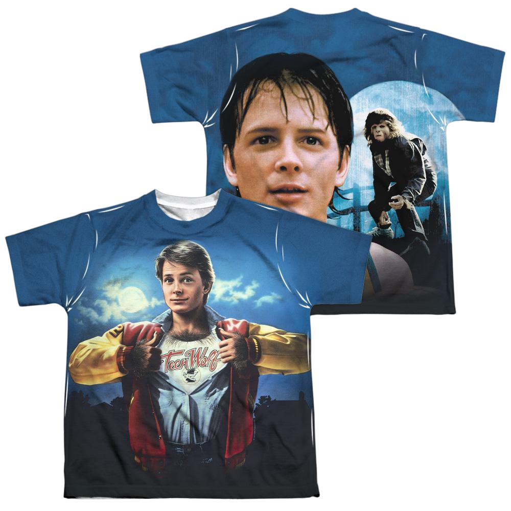 Teen Wolf Poster Sub Youth All-Over Print T-Shirt (Ages 8-12) Youth All-Over Print T-Shirt (Ages 8-12) Teen Wolf