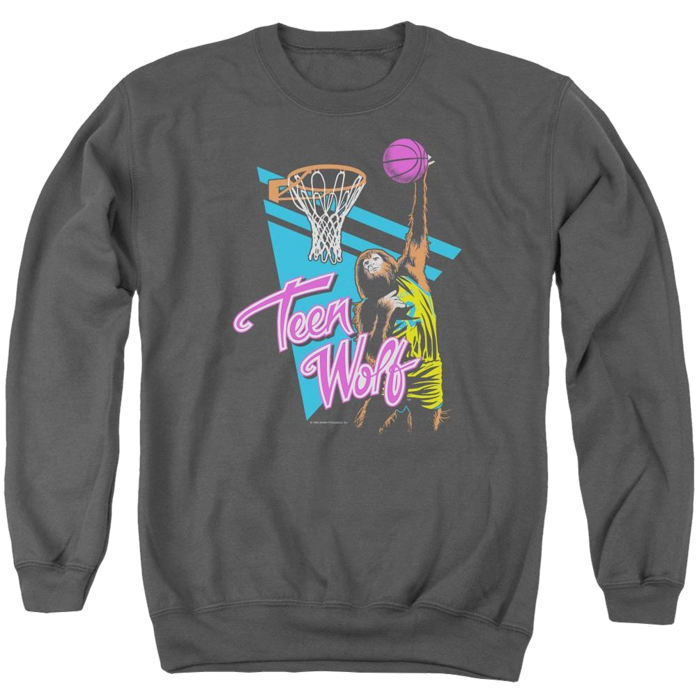Teen Wolf Slam Dunk Men's Crewneck Sweatshirt Men's Crewneck Sweatshirt Teen Wolf