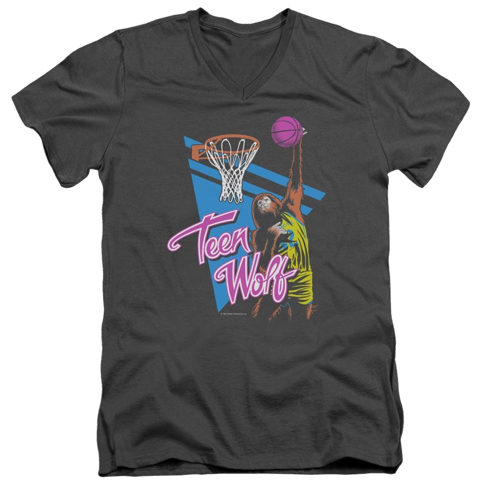Teen Wolf Slam Dunk Men's V-Neck T-Shirt Men's V-Neck T-Shirt Teen Wolf