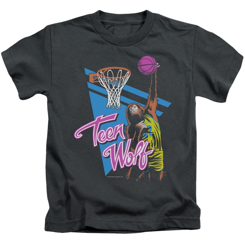 Teen Wolf Slam Dunk Kid's T-Shirt (Ages 4-7) Kid's T-Shirt (Ages 4-7) Teen Wolf