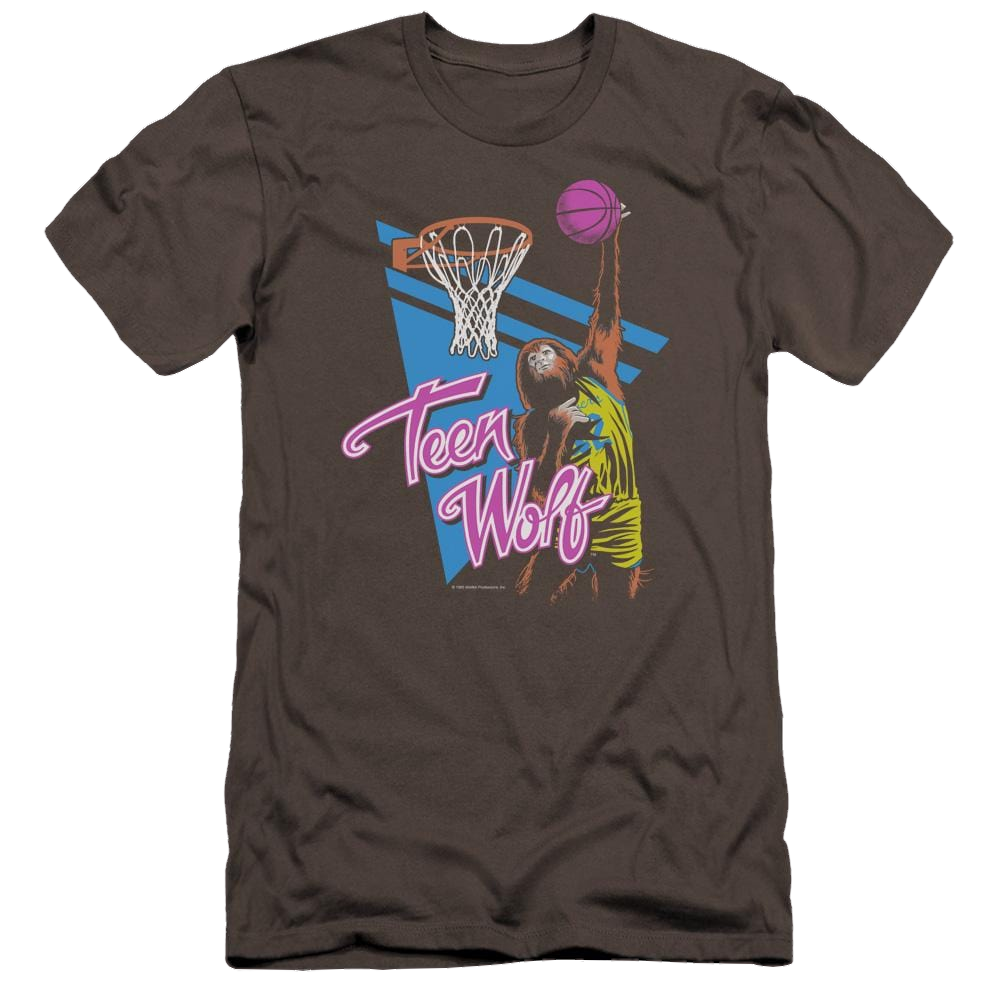 Teen Wolf Slam Dunk Men's Premium Slim Fit T-Shirt Men's Premium Slim Fit T-Shirt Teen Wolf