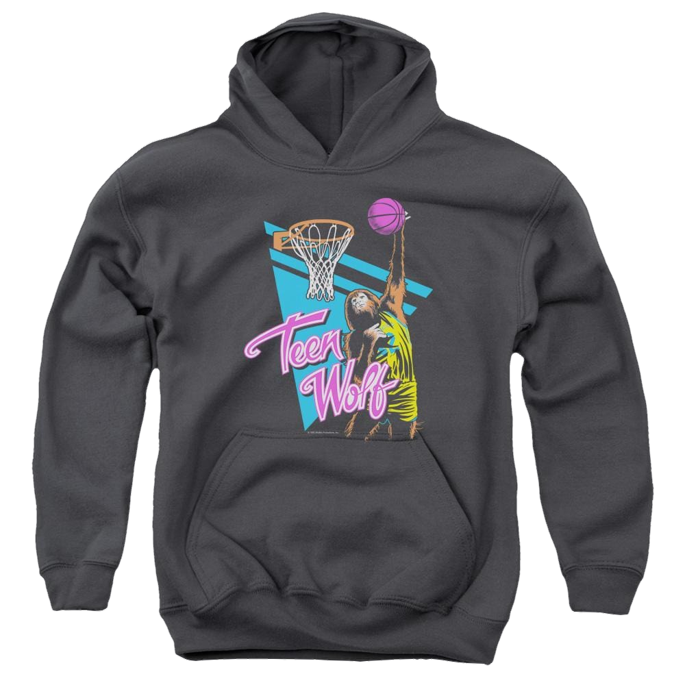 Teen Wolf Slam Dunk Youth Hoodie (Ages 8-12) Youth Hoodie (Ages 8-12) Teen Wolf