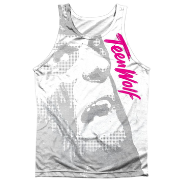 Teen Wolf Silver Halftone Adult Tank men's all-over print tank