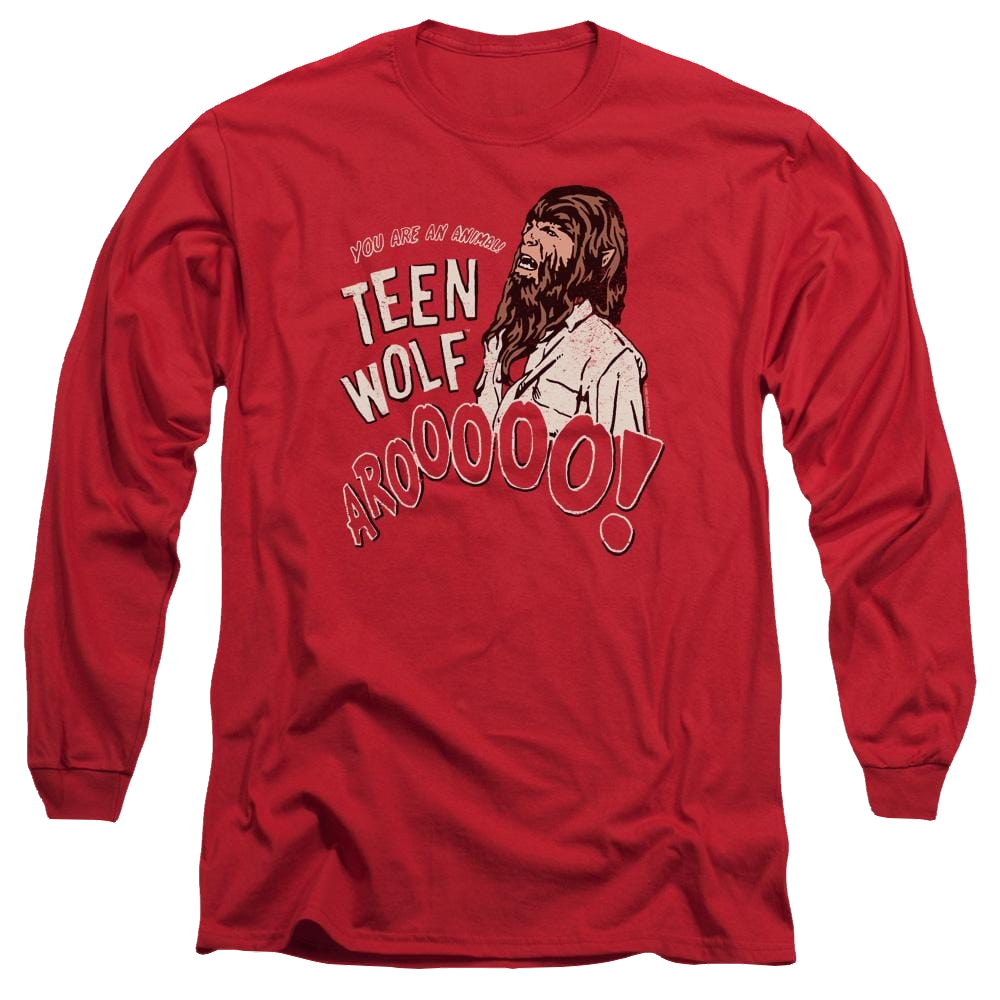 Teen Wolf Animal Men's Long Sleeve T-Shirt Men's Long Sleeve T-Shirt Teen Wolf