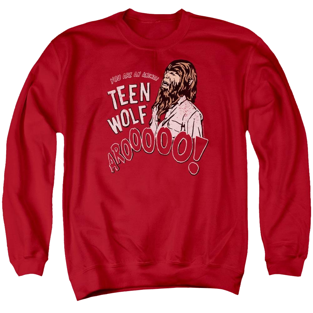 Teen Wolf Animal Men's Crewneck Sweatshirt Men's Crewneck Sweatshirt Teen Wolf