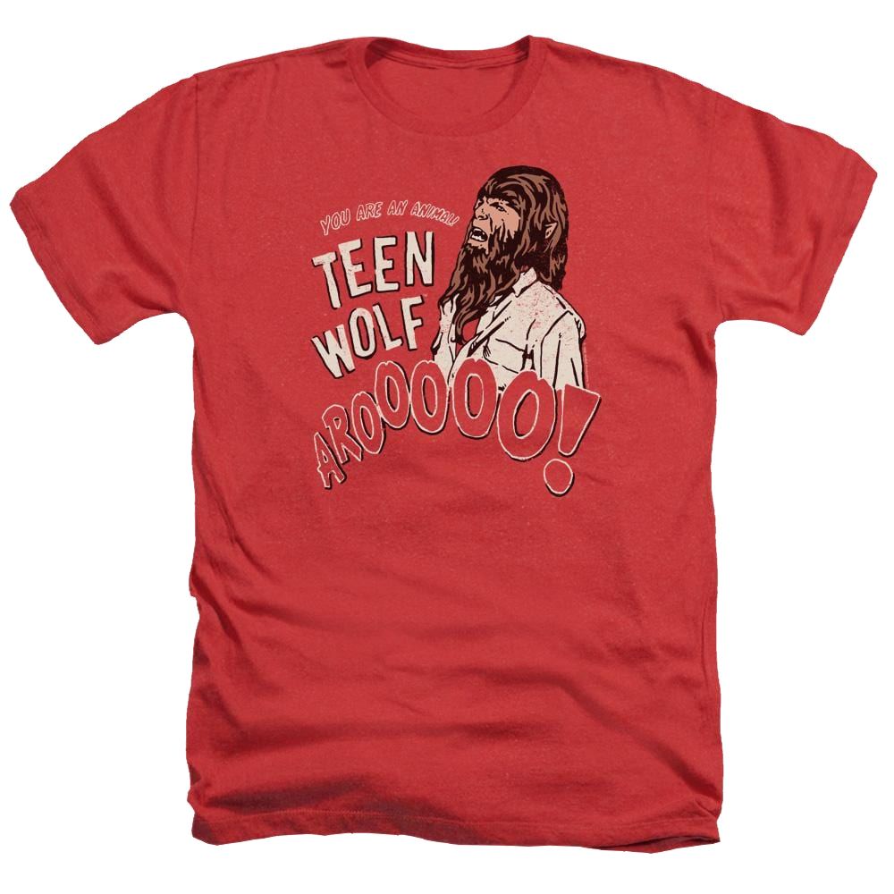 Teen Wolf Animal Men's Heather T-Shirt Men's Heather T-Shirt Teen Wolf
