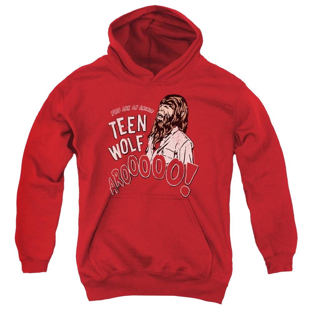 Teen Wolf Animal Youth Hoodie (Ages 8-12) Youth Hoodie (Ages 8-12) Teen Wolf