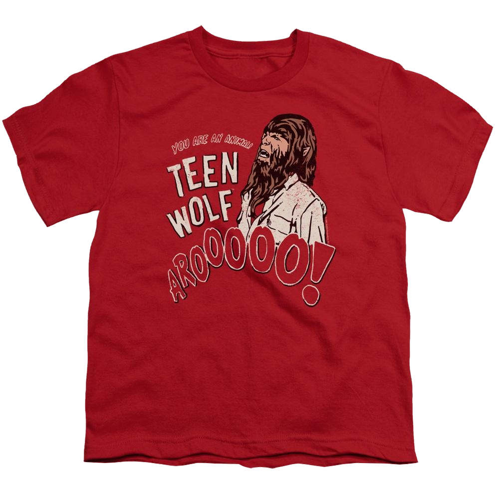 Teen Wolf Animal Youth T-Shirt (Ages 8-12) Youth T-Shirt (Ages 8-12) Teen Wolf