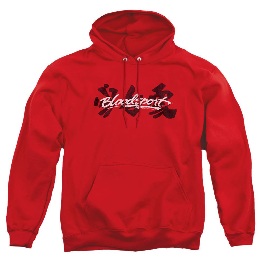 Bloodsport Kanji - Pullover Hoodie Pullover Hoodie Bloodsport
