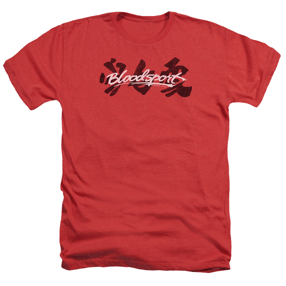 Bloodsport Kanji - Men's Heather T-Shirt Men's Heather T-Shirt Bloodsport