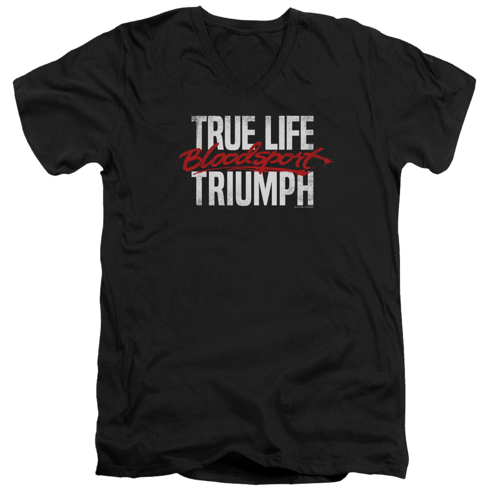 Bloodsport True Story - Men's V-Neck T-Shirt Men's V-Neck T-Shirt Bloodsport