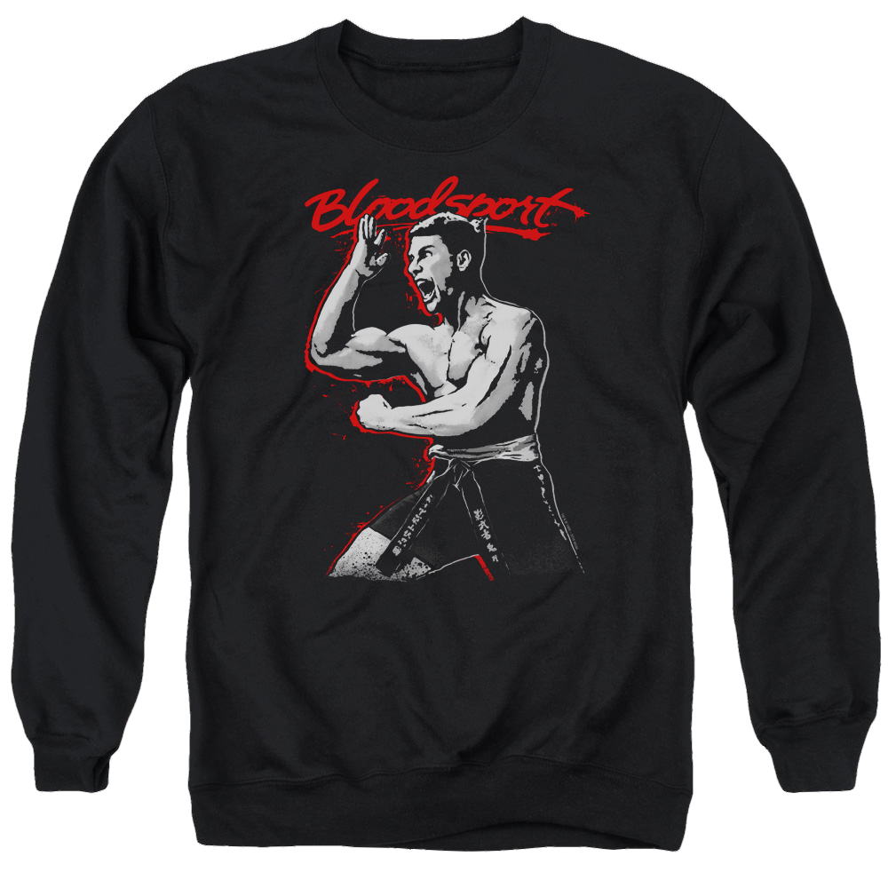 Bloodsport Loud Mouth - Men's Crewneck Sweatshirt Men's Crewneck Sweatshirt Bloodsport
