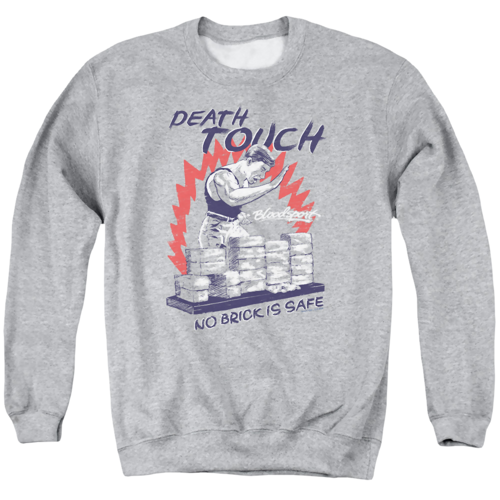 Bloodsport Death Touch - Men's Crewneck Sweatshirt Men's Crewneck Sweatshirt Bloodsport