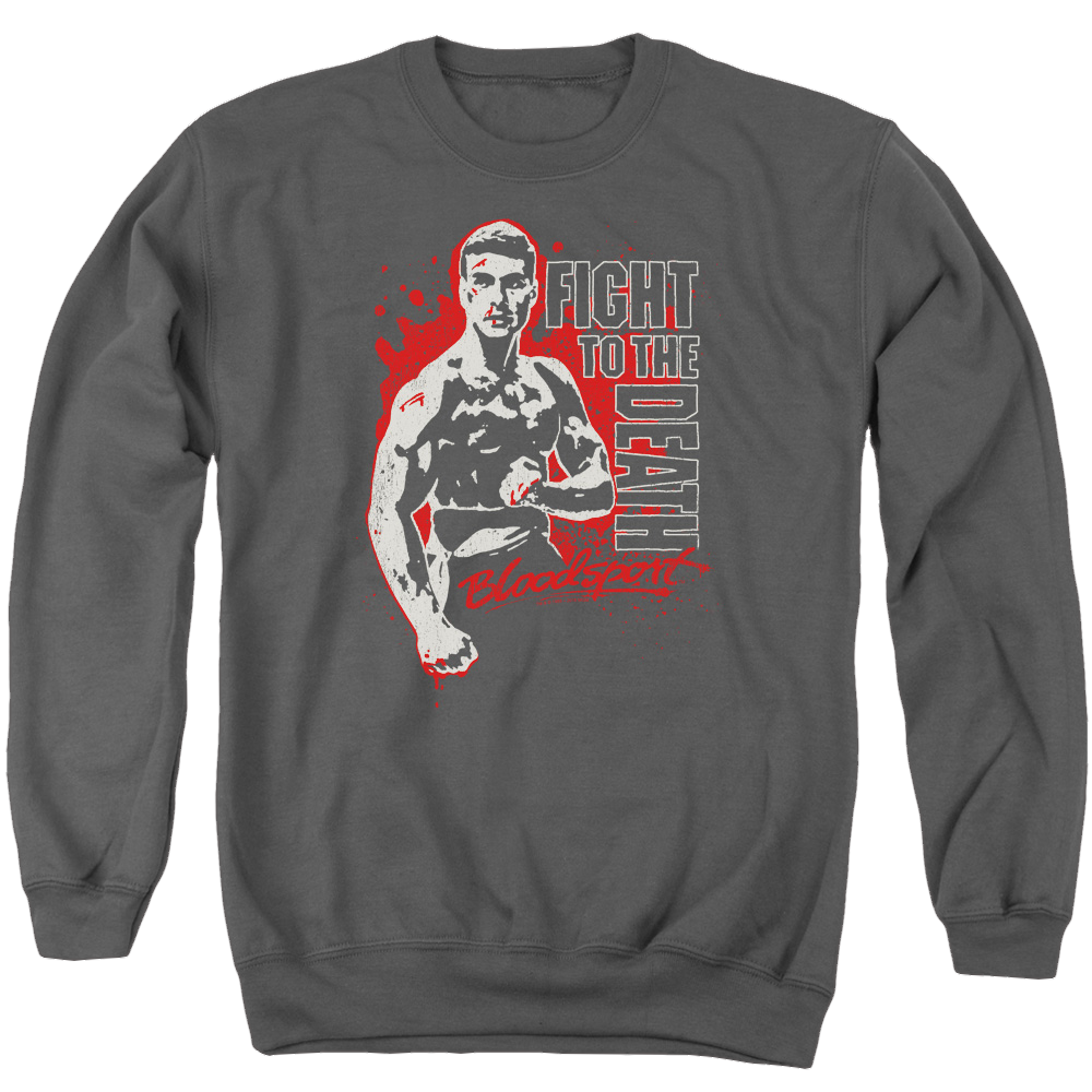 Bloodsport To The Death - Men's Crewneck Sweatshirt Men's Crewneck Sweatshirt Bloodsport