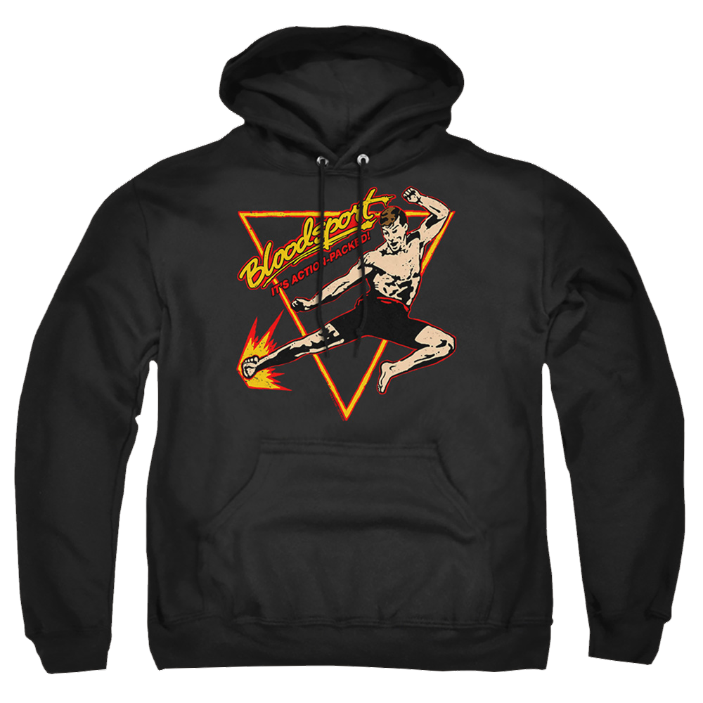 Bloodsport Action Packed - Pullover Hoodie Pullover Hoodie Bloodsport