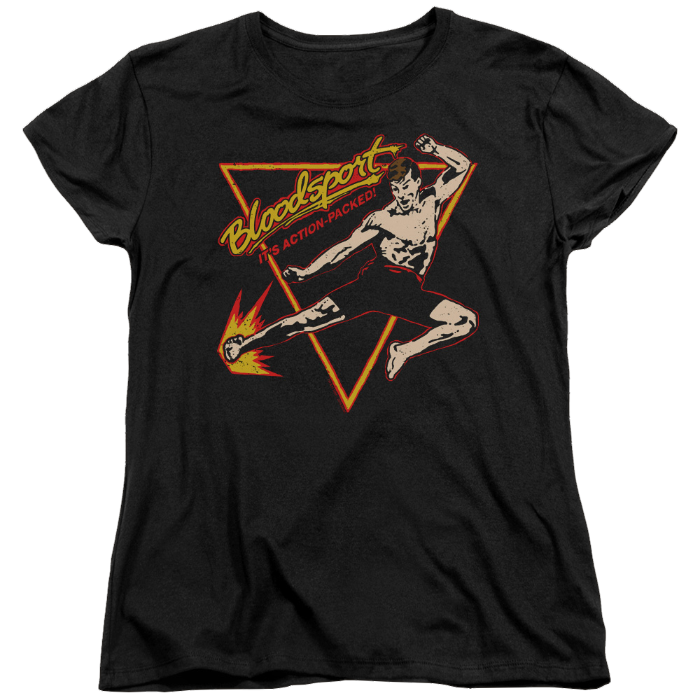 Bloodsport Action Packed - Women's T-Shirt Women's T-Shirt Bloodsport