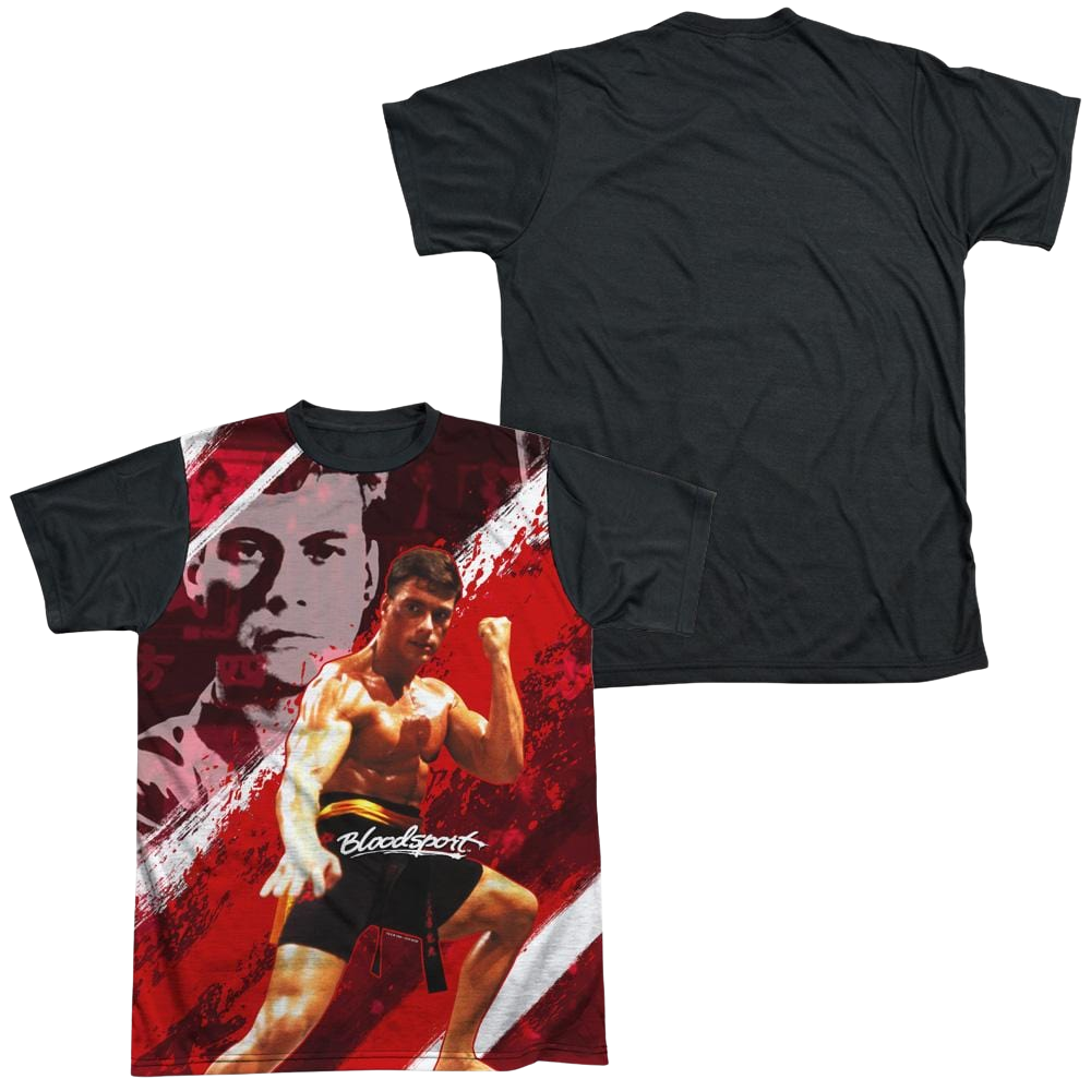 Bloodsport Fight Of Your Life - Men's Black Back T-Shirt Men's Black Back T-Shirt Bloodsport