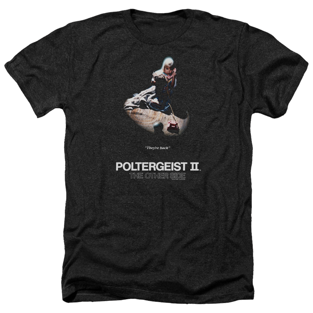 Poltergeist II Poster Men's Heather T-Shirt Men's Heather T-Shirt POLTERGEIST